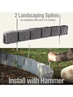 Beuta™ 6-Block Edging Section, 4 Pack -Garden Care Sale 8614155 03V 3 4