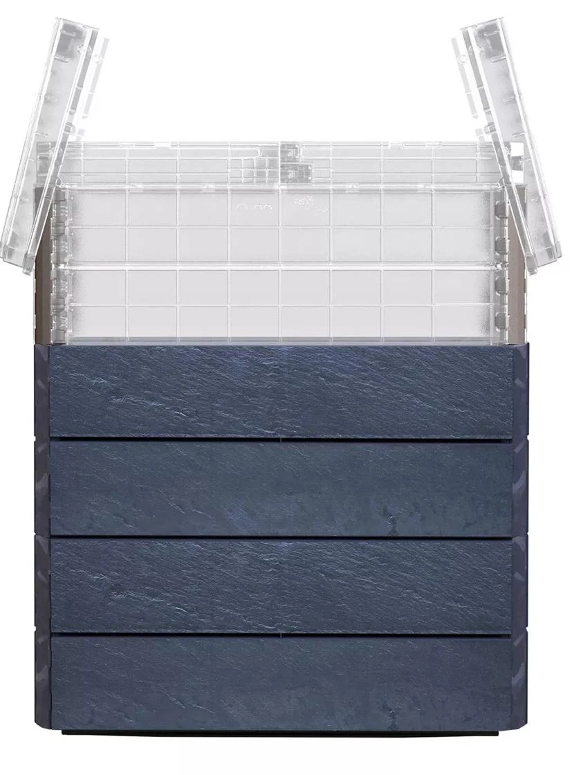 Modular Rectangular Raised Bed Kit With Translucent Panels & Lid 1 Modular Rectangular Raised Bed Kit With Translucent Panels & Lid